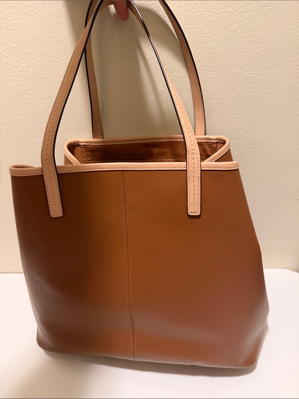 Coach Metro Horse Carriage Brown Leather Tote with Logo - Picture 12 of 12